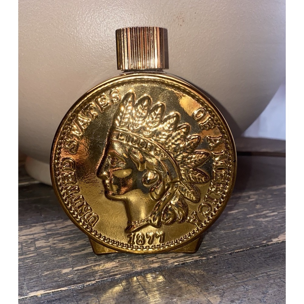 Avon Indian Head Penny‎ After Shave Perfume FULL bottle VINTAGE COLLECTABLE